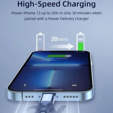 Cáp sạc PowerFlex C-Lightning (Innostyle)
