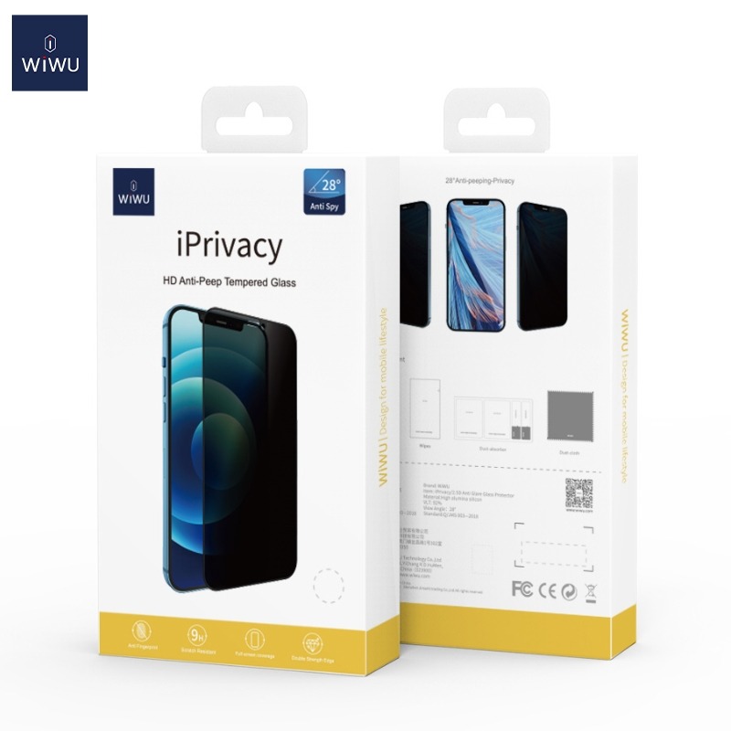 Cường lực WIWU Chống nhìn trộm iPrivacy10 iPhone 16 Pro Max