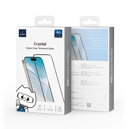 Cường lực WIWU Crystal iPhone 16 Pro Max